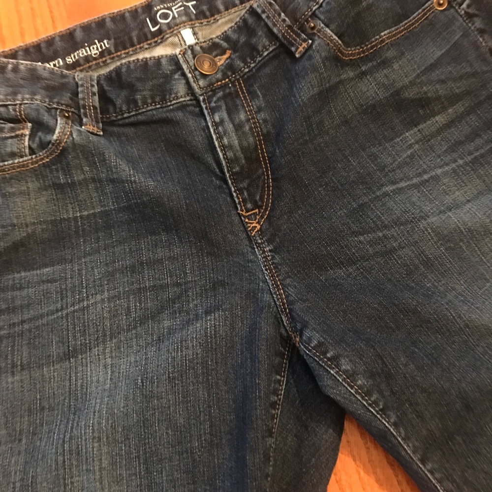 LOFT Modern Straight Jeans
